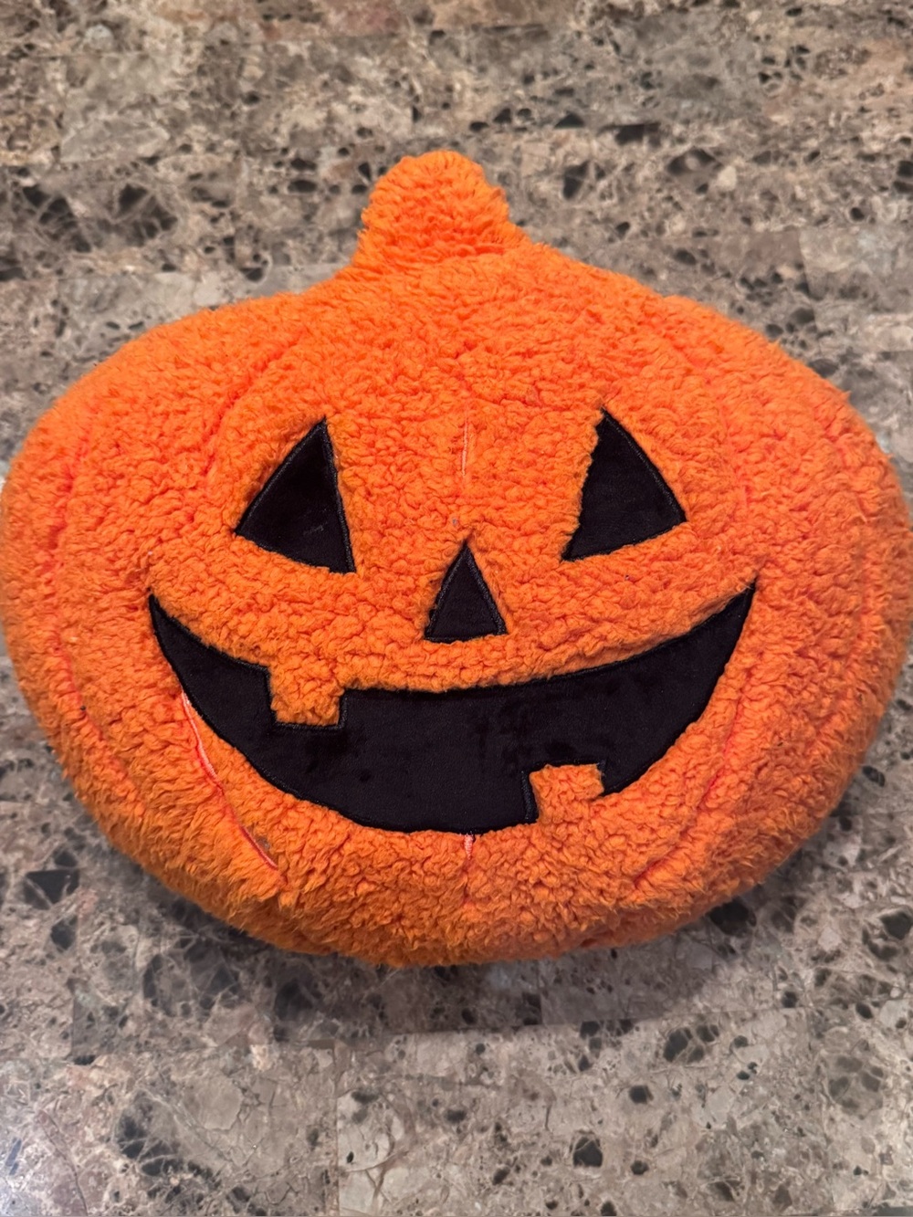 Kids Plush Pumpkin Jack-O'-Lantern Costume Accessory - Orange